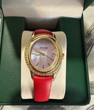 Reloj Martyn Line Dorado y Rojo