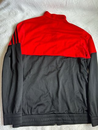 Chaqueta Adidas Roja y Negra | Sudadera Deportiva
