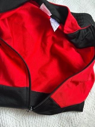 Chaqueta Adidas Roja y Negra | Sudadera Deportiva