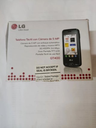 Teléfono móvil LG GT400 Negro