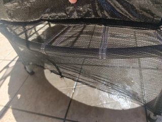 Cama elástica infantil con red de seguridad