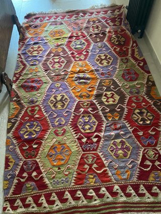Tappeto Kilim Multicolore 2,37m x 1,33m