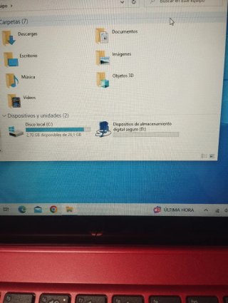 Ordenador HP Táctil + Cargador + Ratón