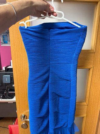 Vestido fiesta azul Savuka Talla 38