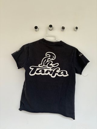 Camiseta Tarifa Vintage Negra