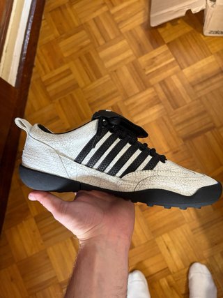 Zapatillas Dsquared2 Piel Agrietada Nuevas