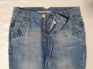 Falda vaquera Zara Talla 40