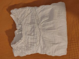 Blusa blanca niña. De 146 a152 cm