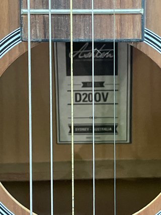 Guitarra Acústica Ashton D200V Marrón