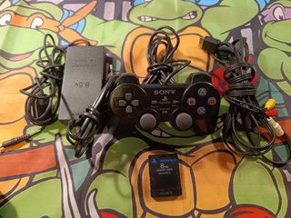Consola PS2 Slim Negra + 3 Juegos
