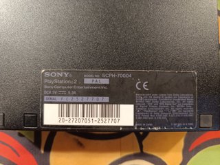 Consola PS2 Slim Negra + 3 Juegos