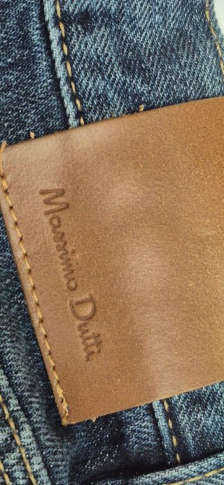Pantalón Jeans Mujer Massimo Dutti Azul