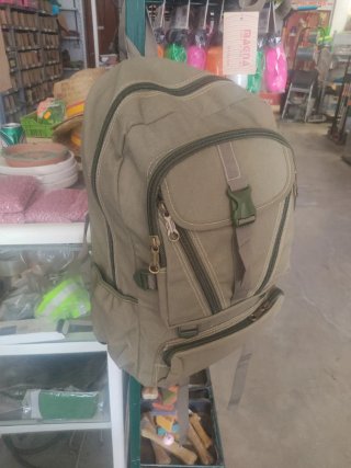 Mochila estilo caza verde