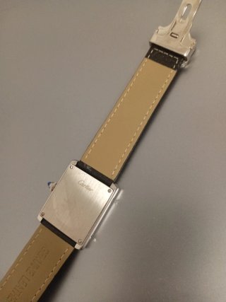 Reloj Cartier Mujer Negro/Plata