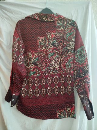 Camisa estampada multicolor