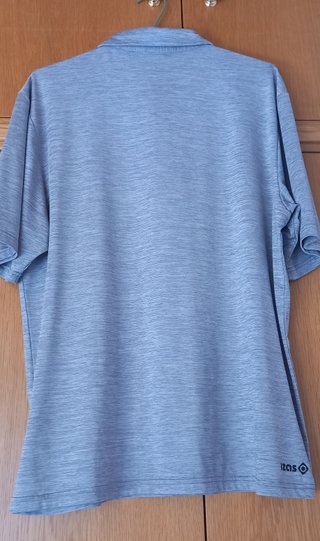 Polo gris manga corta Talla XL