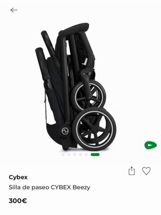 Silla de paseo Cybex Beezy Negra