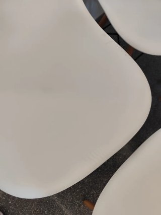 Mesa extensible Ikea BJURSTA + 4 sillas Nórdico.
