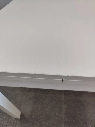 Mesa extensible Ikea BJURSTA + 4 sillas Nórdico.
