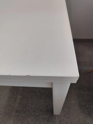 Mesa extensible Ikea BJURSTA + 4 sillas Nórdico.
