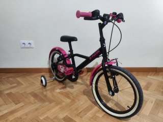 Bicicleta Infantil B'Twin 500 Spy Hero Girl