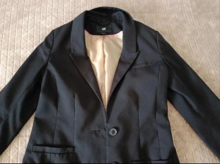 Blazer H&M Negro Talla S