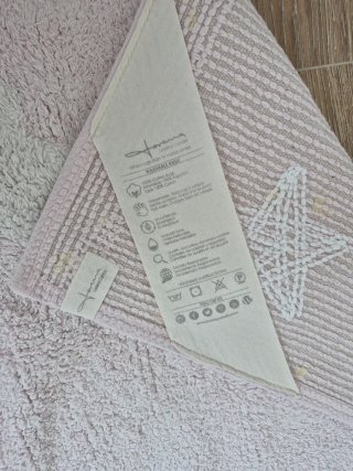 Lorena Canals alfombra infantil stars rosa 120x160