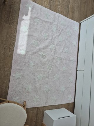 Lorena Canals alfombra infantil stars rosa 120x160