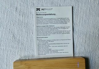 METMAXX SolarBankProBamboo Power Bank