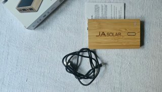 METMAXX SolarBankProBamboo Power Bank