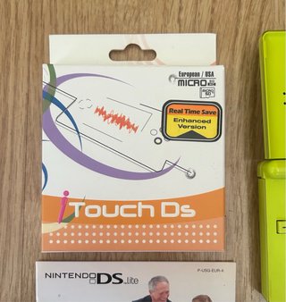 Nintendo DS Lite Verde Lima + iTouchDS + funda