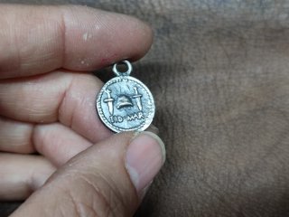 Collar moneda Eid Mar en Plata de Ley