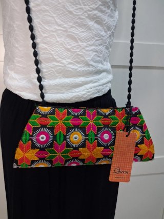 Bolso Queen Multicolor Bordado