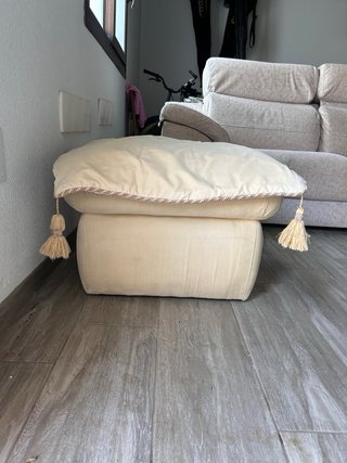 Sofá cama beige tela