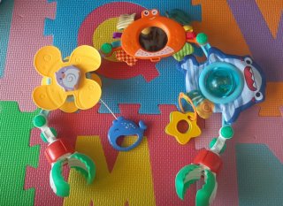 Juguete interactivo para silla paseo, cuna, hamaca