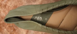 Bailarinas Zara Verdes Talla 39