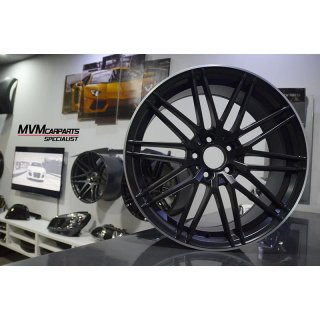 Juego de 4 Llantas 19 New E63s Black MB50