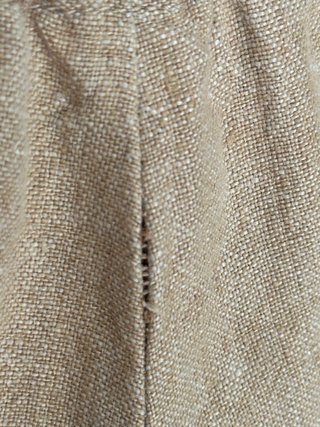 Pantalón Lino Zara Beige Talla L