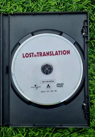 Película 'Lost in Translation'. Formato DVD.