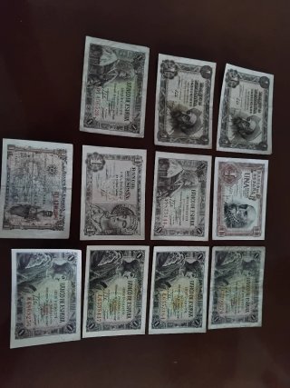 Billetes de Peseta Española