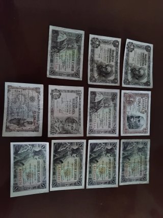 Billetes de Peseta Española