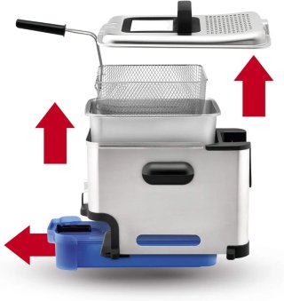 Tefal Oleoclean Pro INOX & Design freidora 2300 W
