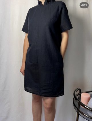 Vestito COS nero Lino