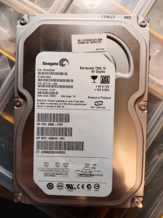 Disco Duro Seagate Barracuda 80GB SATA