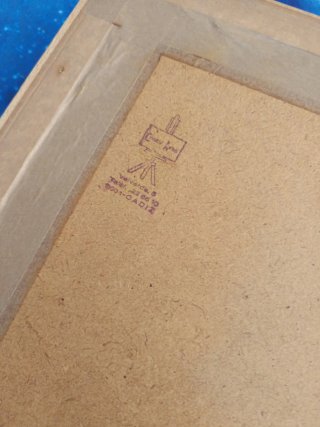 Obra de arte enmarcada