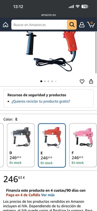 Pistola per tappeti