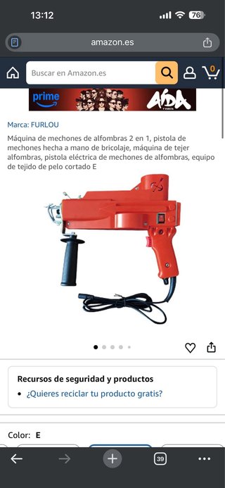 Pistola per tappeti