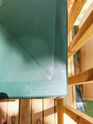 Tavolo in plastica verde