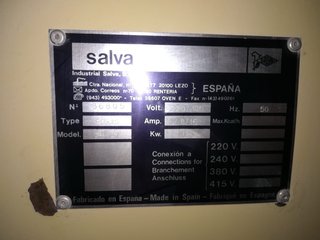 Horno de panadería Salva Modular