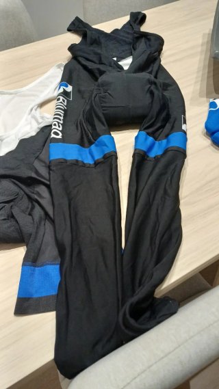Maillot Ciclismo Azul y Negro Talla M